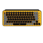 Logitech POP Keys - Tastiera - senza fili - Bluetooth LE, Bluetooth 5.1 - QWERTY - italiana - interruttore: Brown Tactile - blast